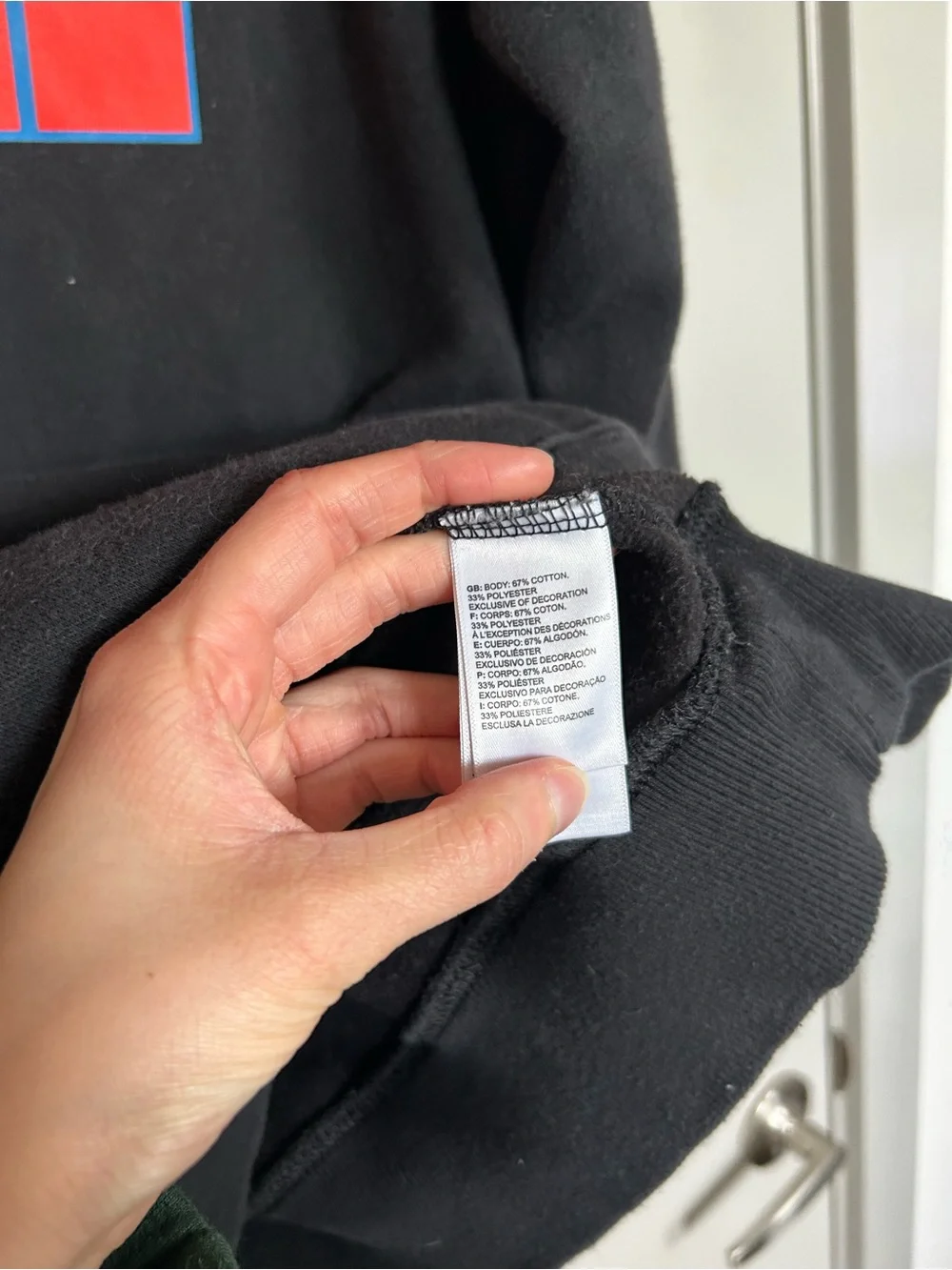 The North Face Black Pullover Hoodie with Red Logo